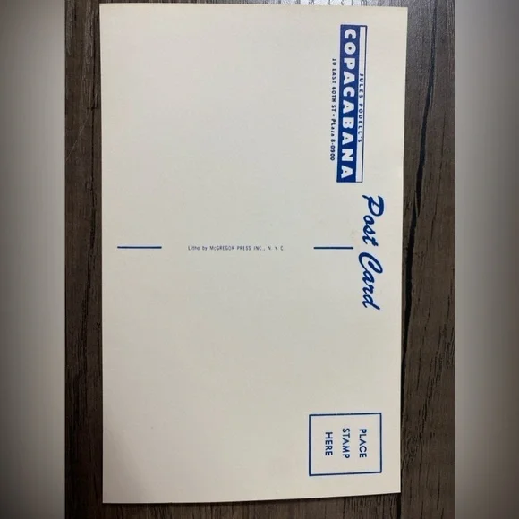 Iconic Image Vintage 1960’s Copacabana NY Fruit Hat Wesley Morse Unused … - Picture 2 of 2